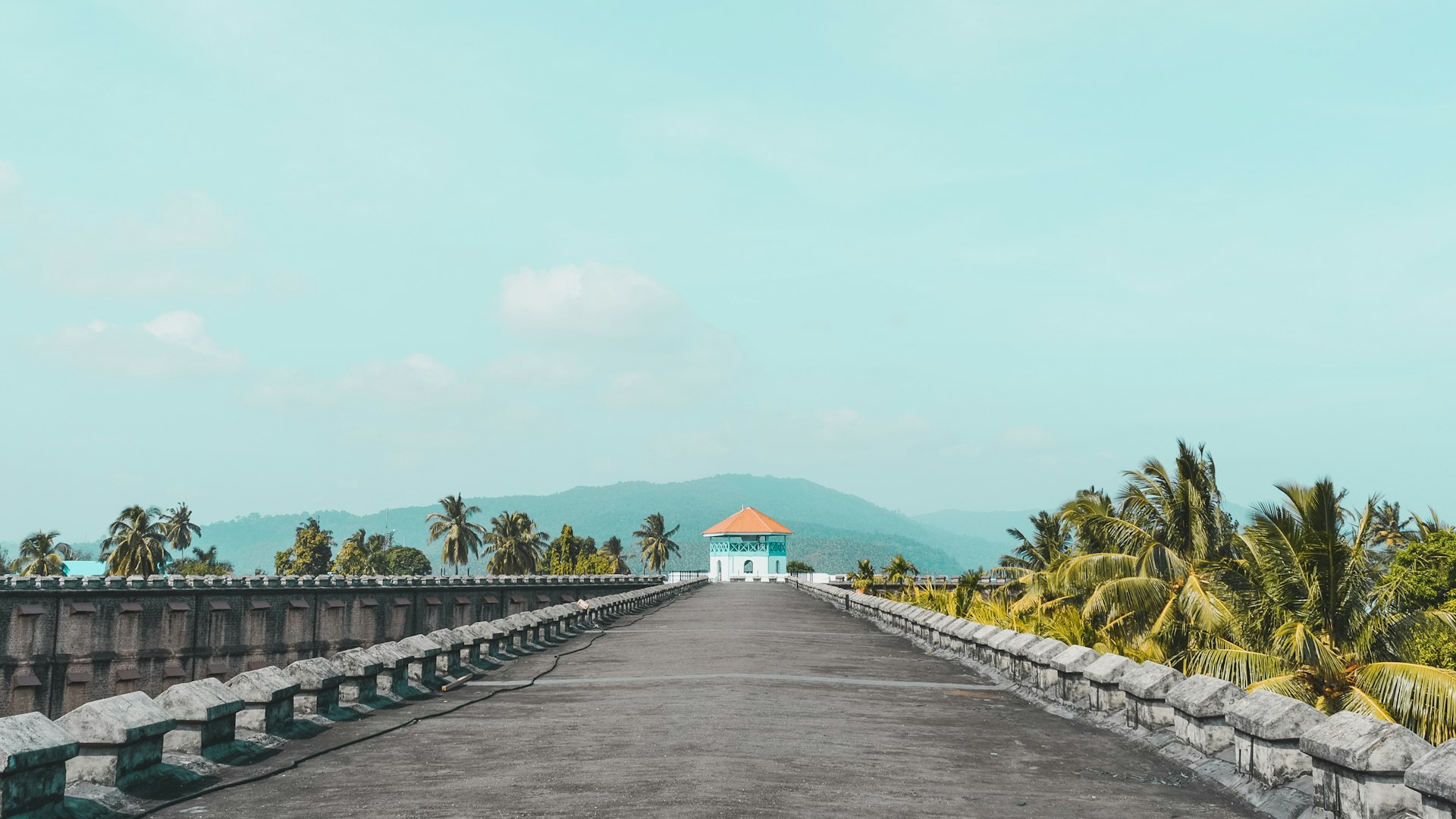 Coastal road scenic view India travel