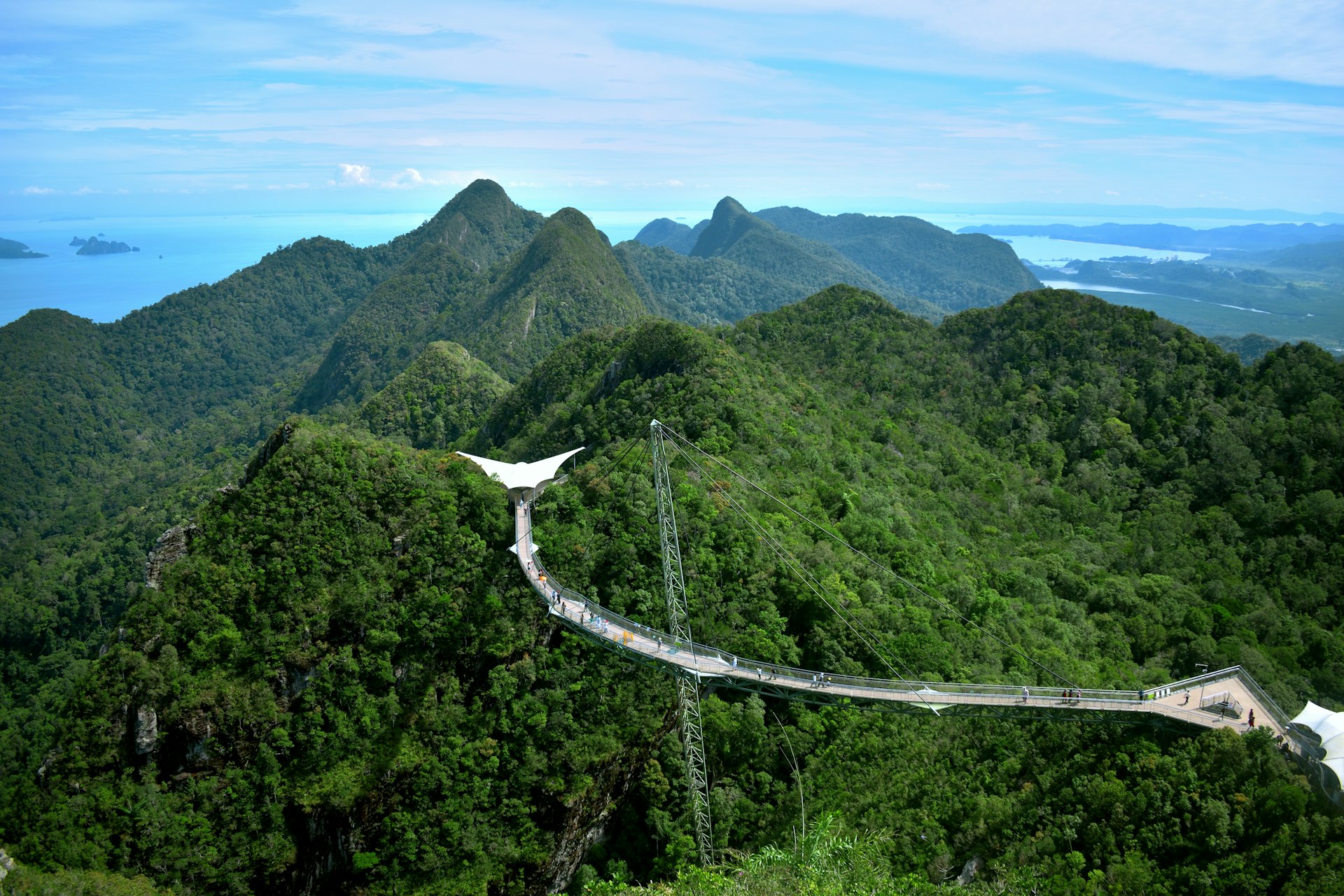 Langkawi cable car sky bridge view