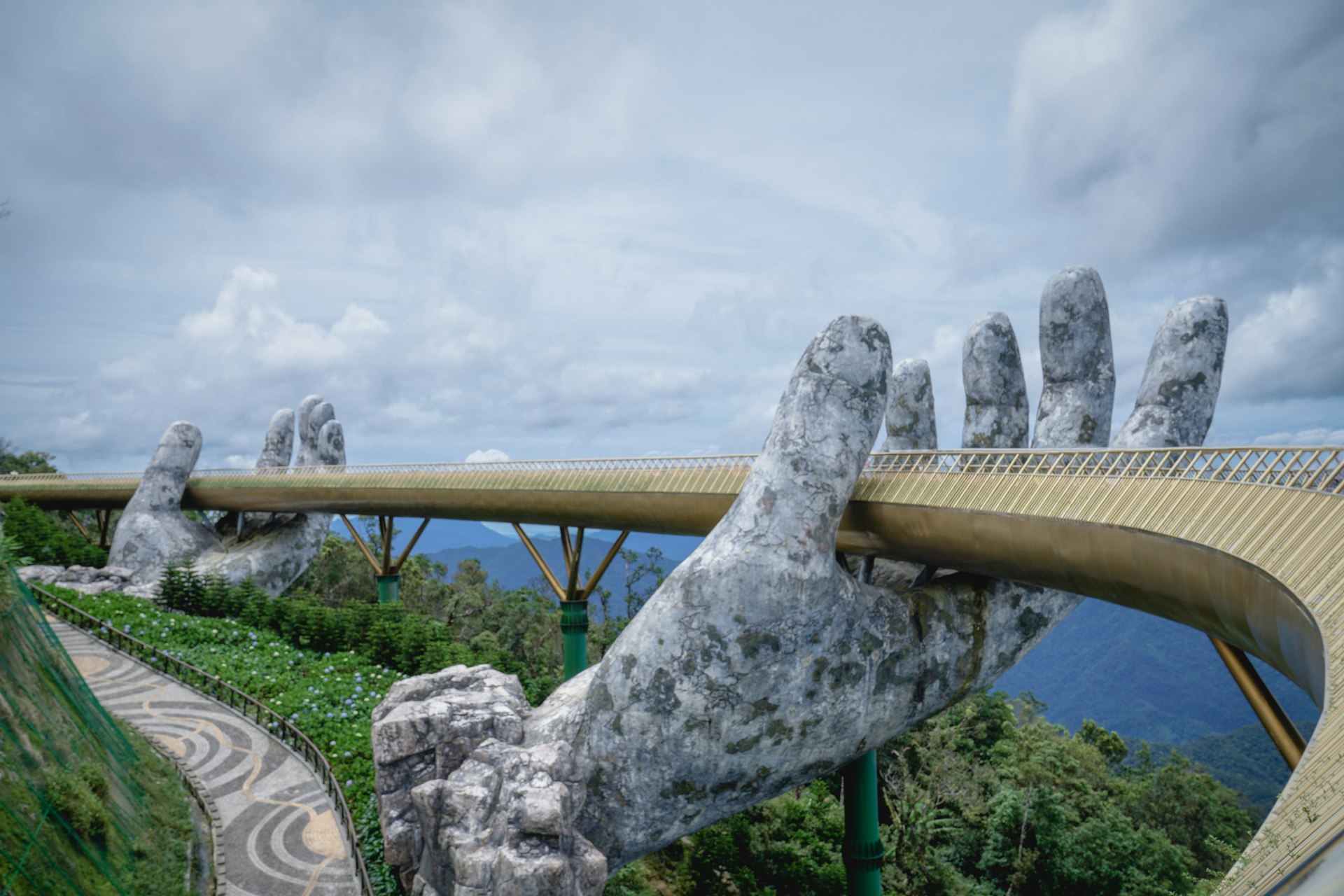 Golden Bridge Ba Na Hills Da Nang Vietnam tour package TripNest Holidays