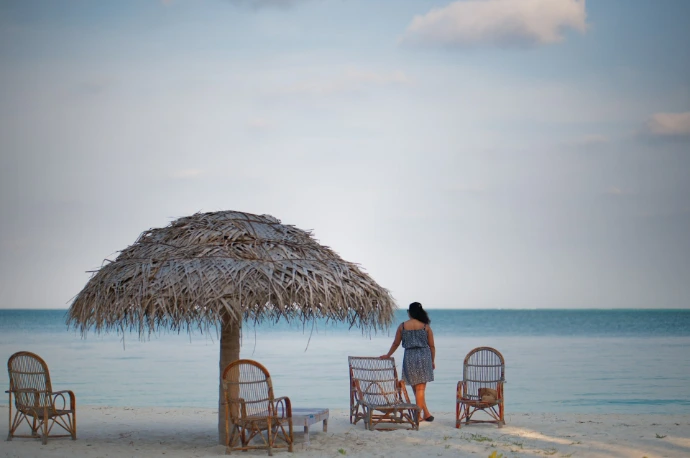 Beach resort in Goa sea view