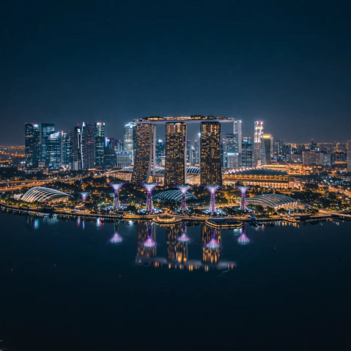 Singapore city skyline night tour package SINGAPORE TripNest Holidays