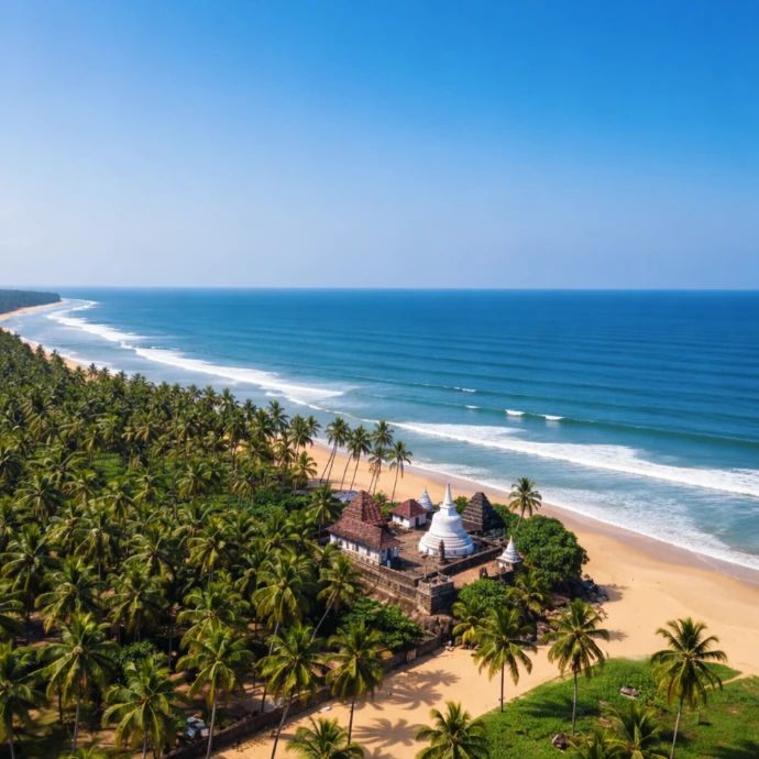 Sri Lanka beach coastline holiday package from India TripNest Holidays