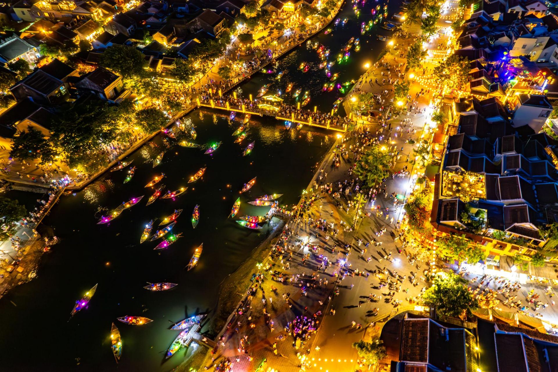 Vietnam city night aerial skyline tour package TripNest Holidays