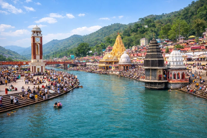 Haridwar Ganga river ghat temple