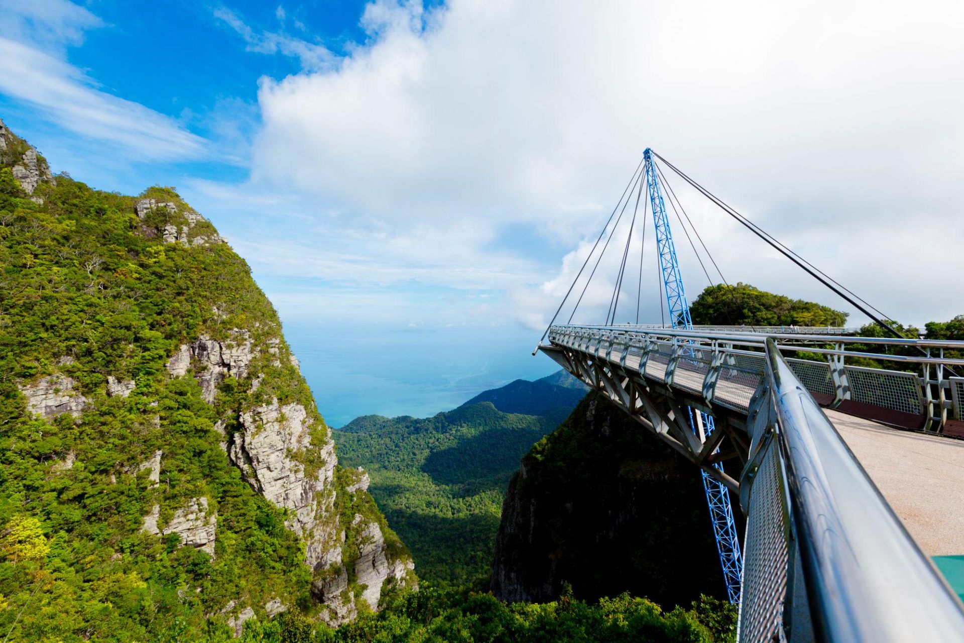 Langkawi cable car sky bridge view